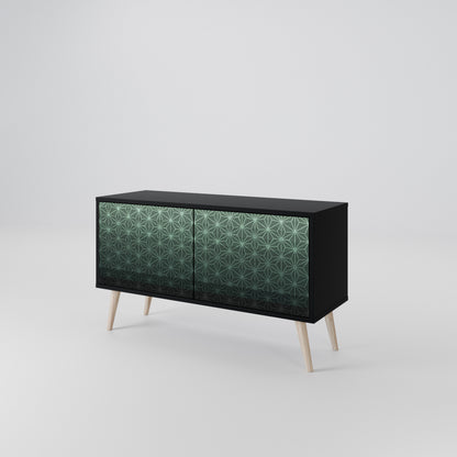 ORNAMENTAL GLIMMER Móvel de TV Compacto de 2 Portas