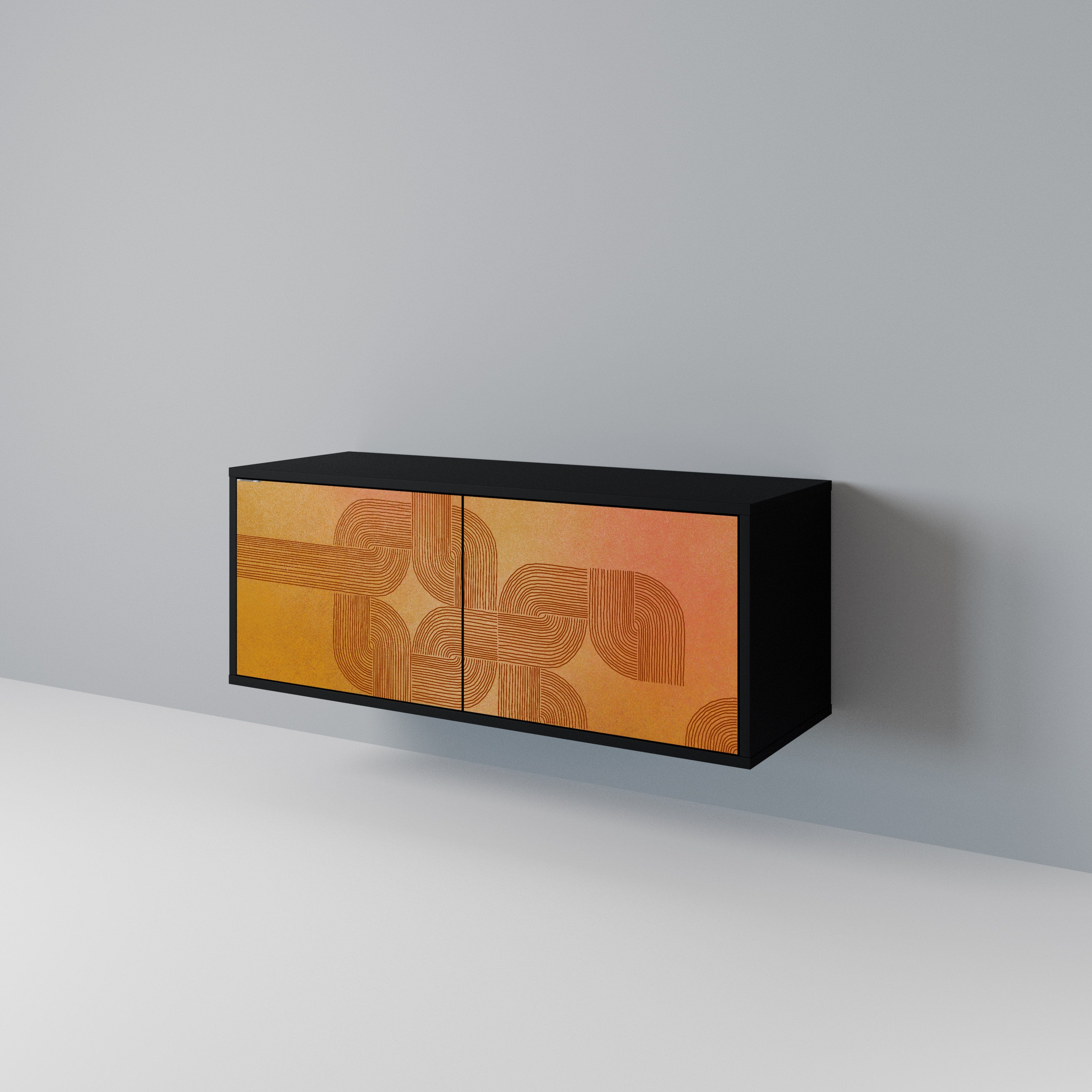 STRENGTHENING RELATION Compact 2-Door TV Cabinet