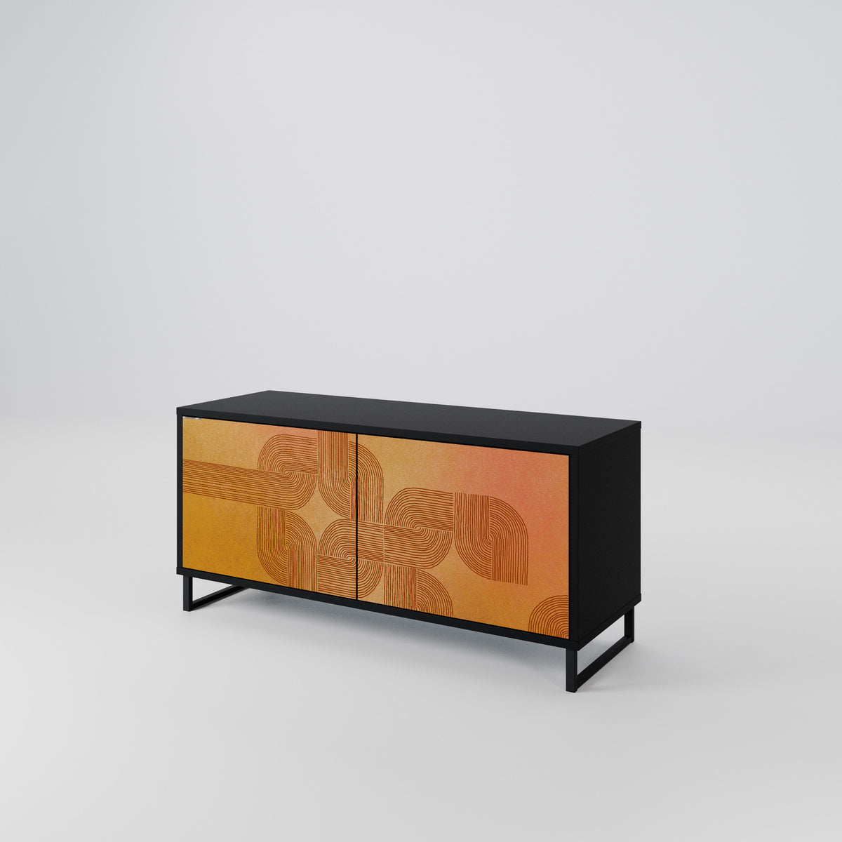 STRENGTHENING RELATION Móvel de TV Compacto de 2 Portas