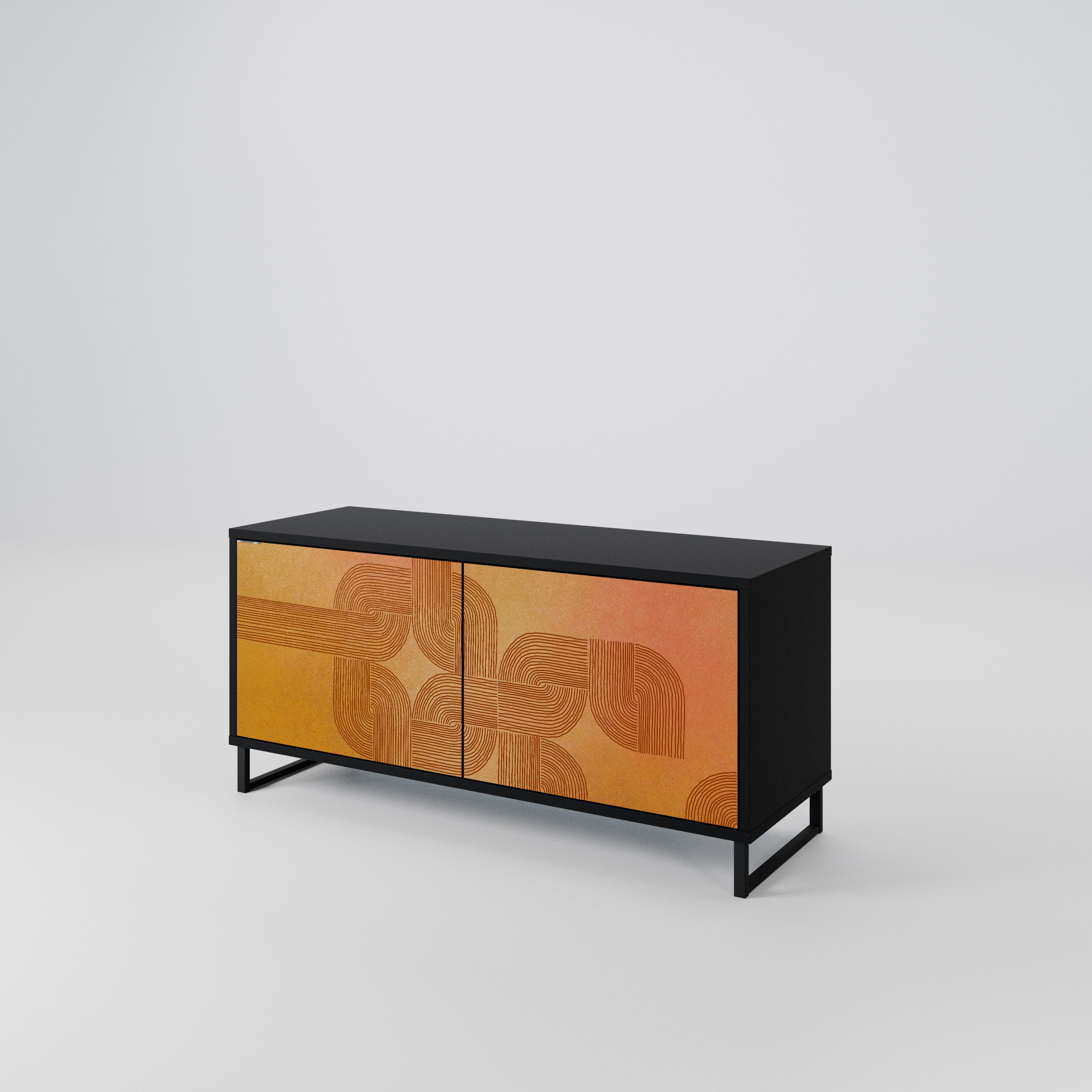 STRENGTHENING RELATION Compact 2-Door TV Cabinet