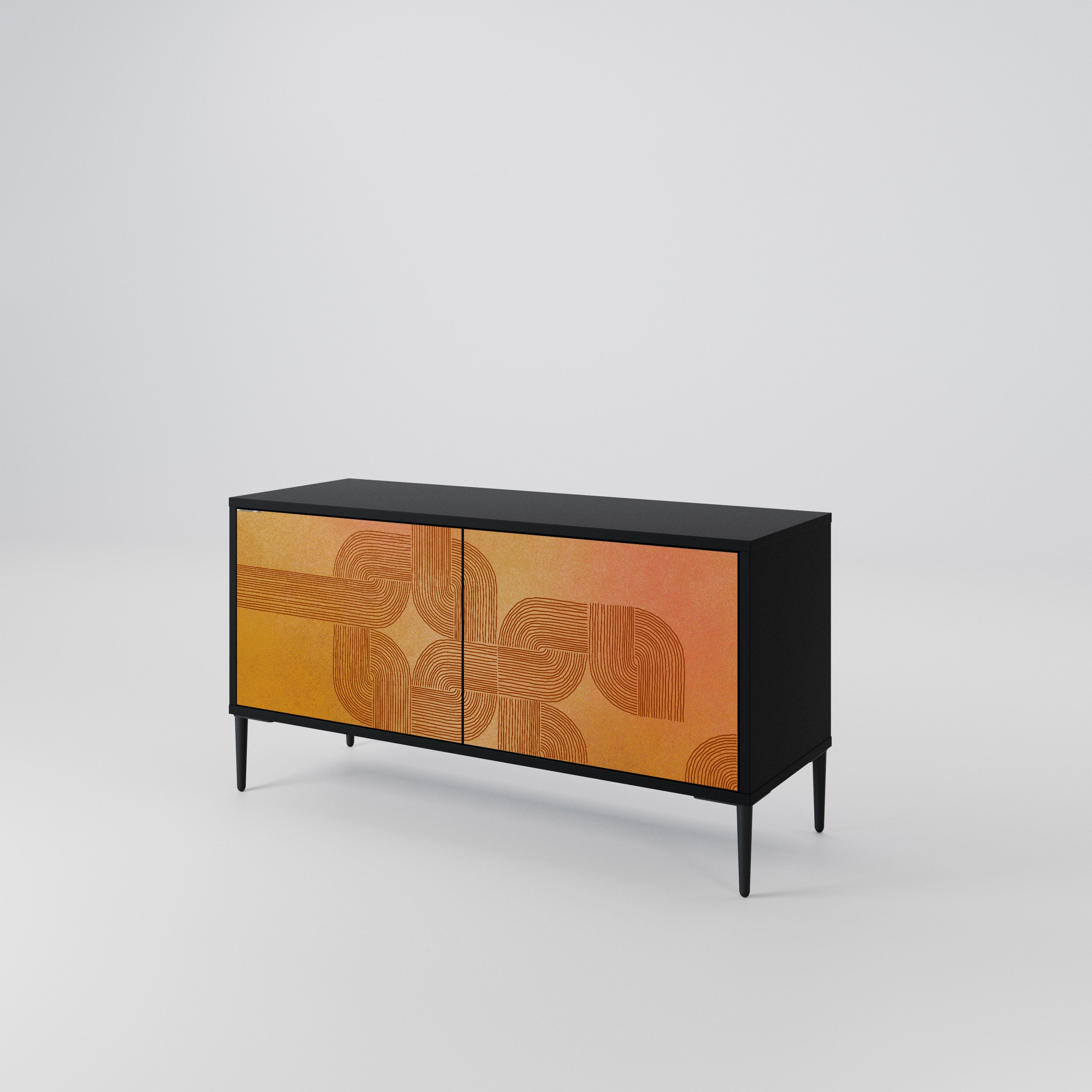 STRENGTHENING RELATION Compact 2-Door TV Cabinet