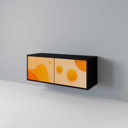 ORANGE ARRANGEMENT Móvel de TV Compacto de 2 Portas