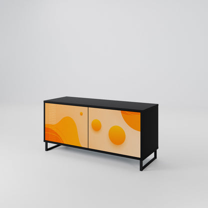 ORANGE ARRANGEMENT Móvel de TV Compacto de 2 Portas