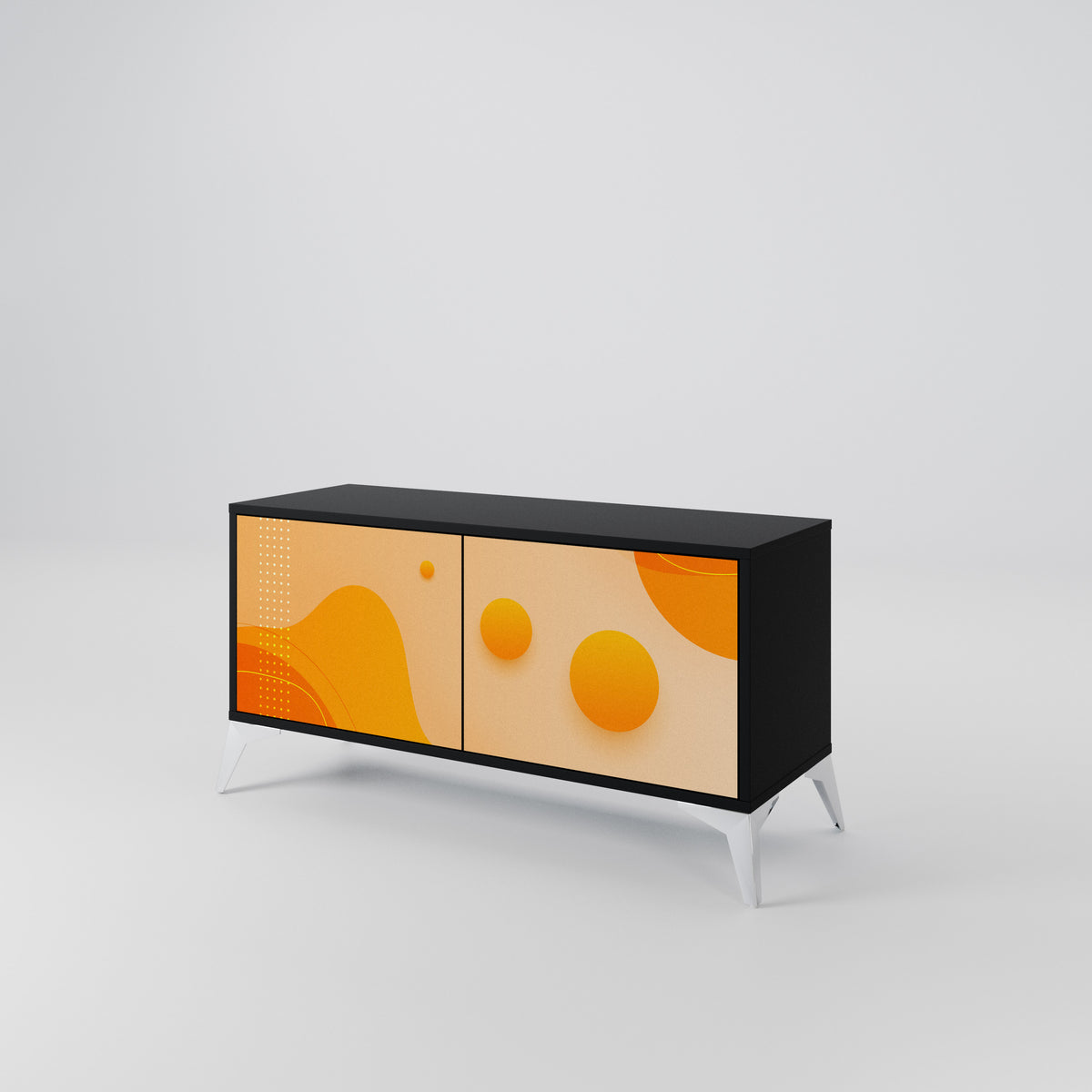 ORANGE ARRANGEMENT Móvel de TV Compacto de 2 Portas