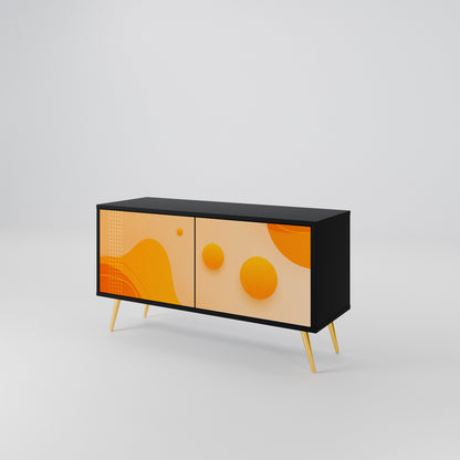 ORANGE ARRANGEMENT Móvel de TV Compacto de 2 Portas