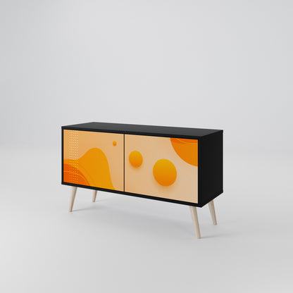 ORANGE ARRANGEMENT Móvel de TV Compacto de 2 Portas