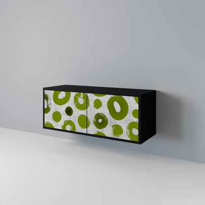 GREEN RHAPSODY Compact 2-Door TV Cabinet