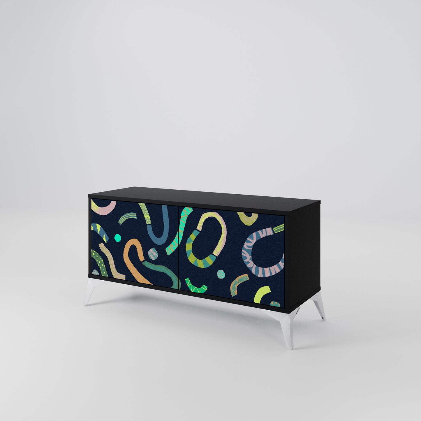 CONTRAST DANCE Móvel de TV Compacto de 2 Portas