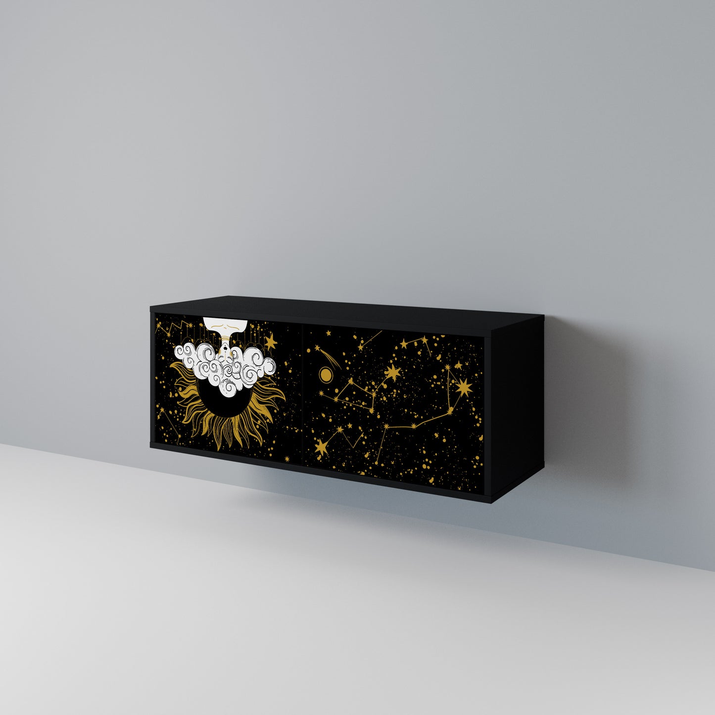 STELLAR CONSTELLATIONS Móvel de TV Compacto de 2 Portas