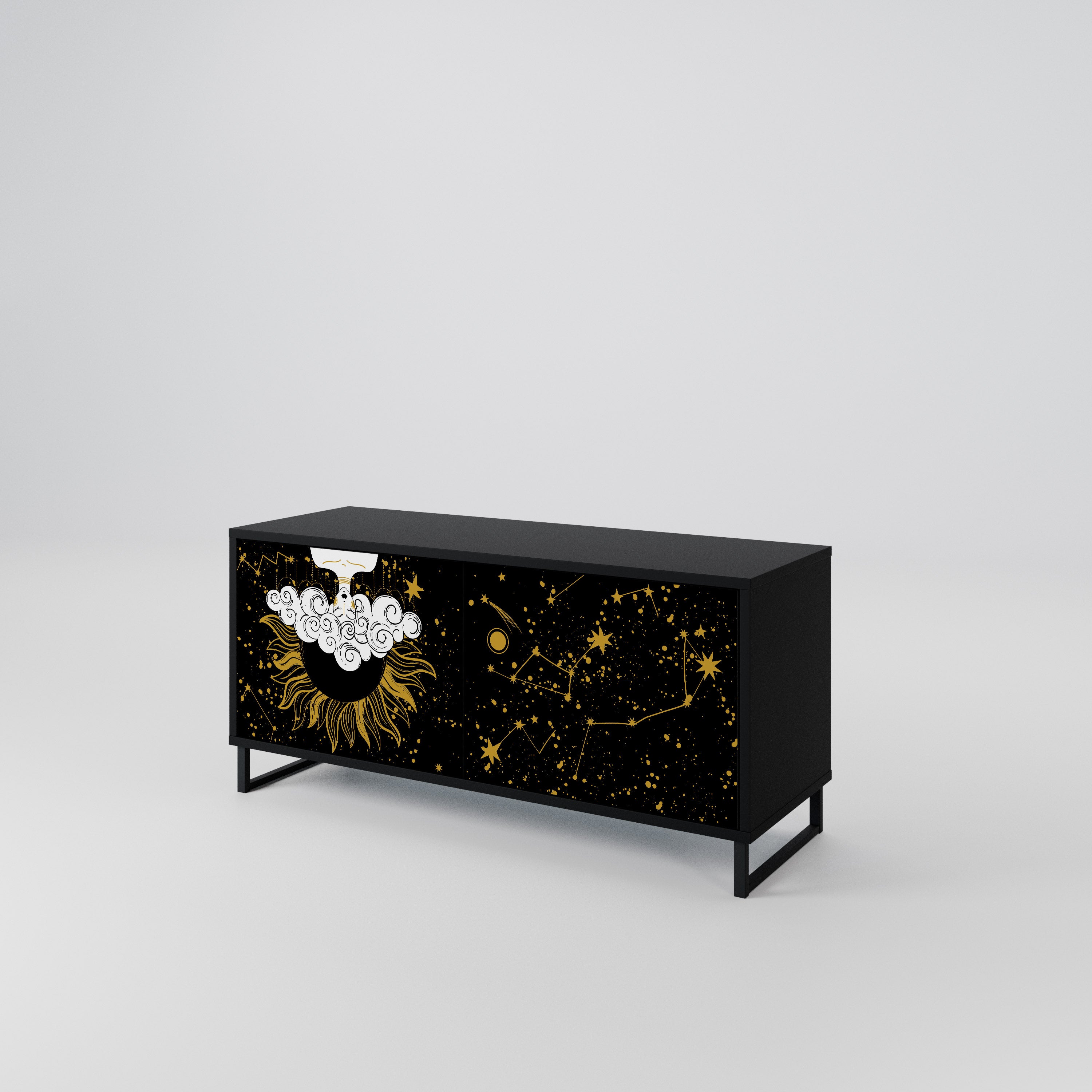 STELLAR CONSTELLATIONS Compact 2-Door TV Cabinet