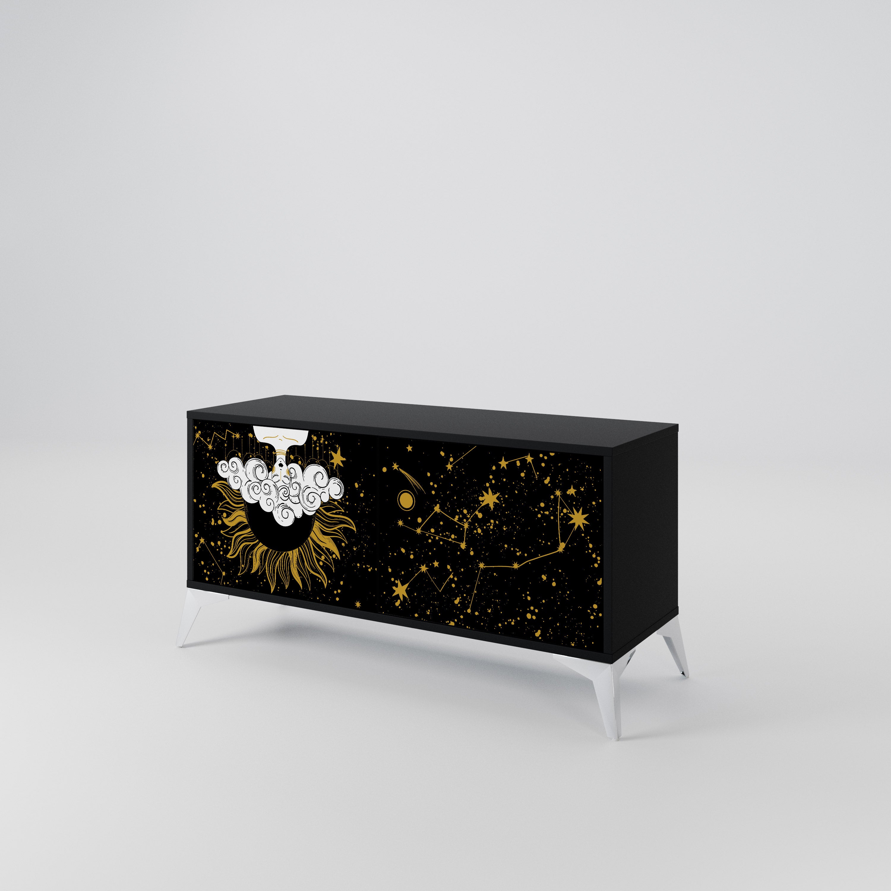 STELLAR CONSTELLATIONS Compact 2-Door TV Cabinet