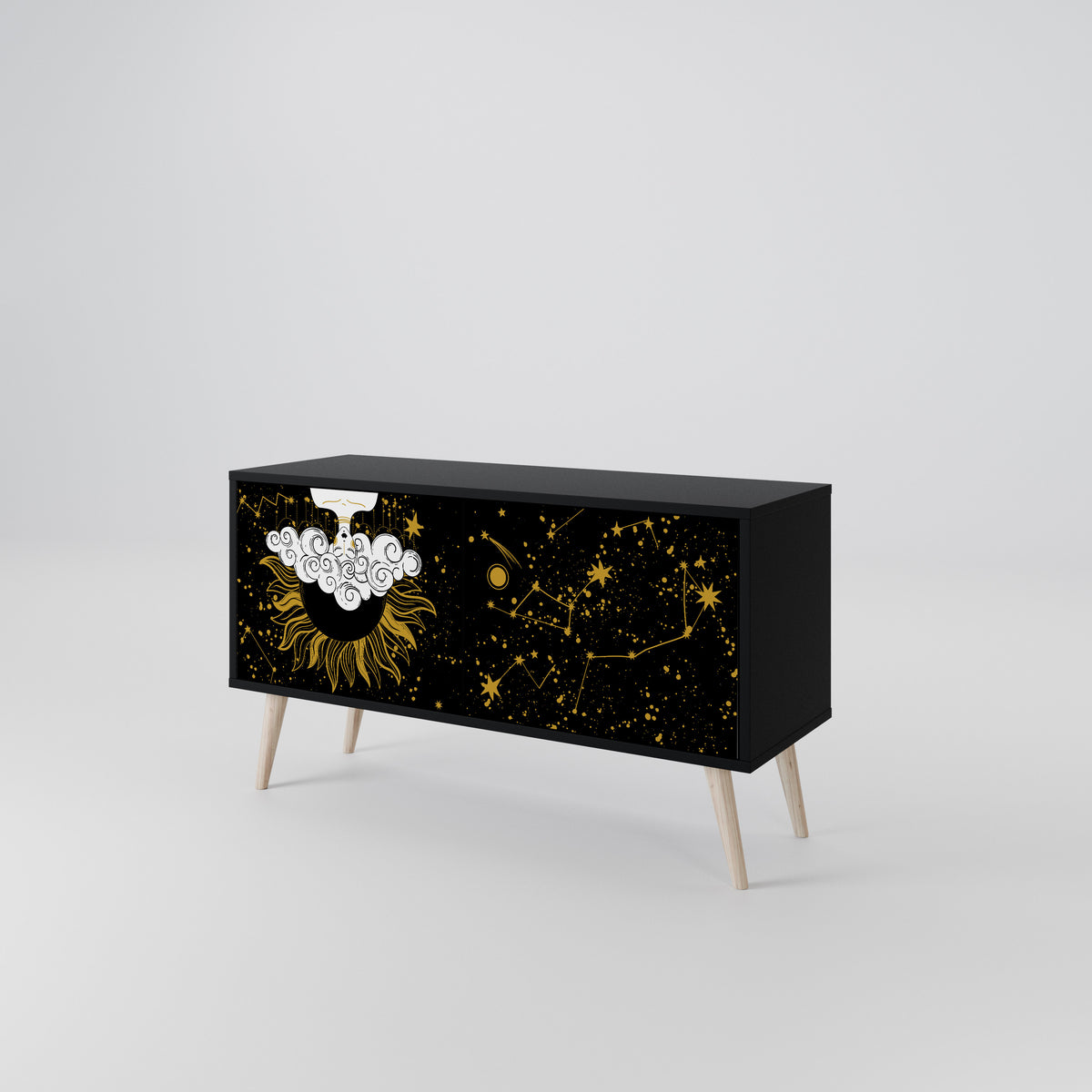 STELLAR CONSTELLATIONS Móvel de TV Compacto de 2 Portas