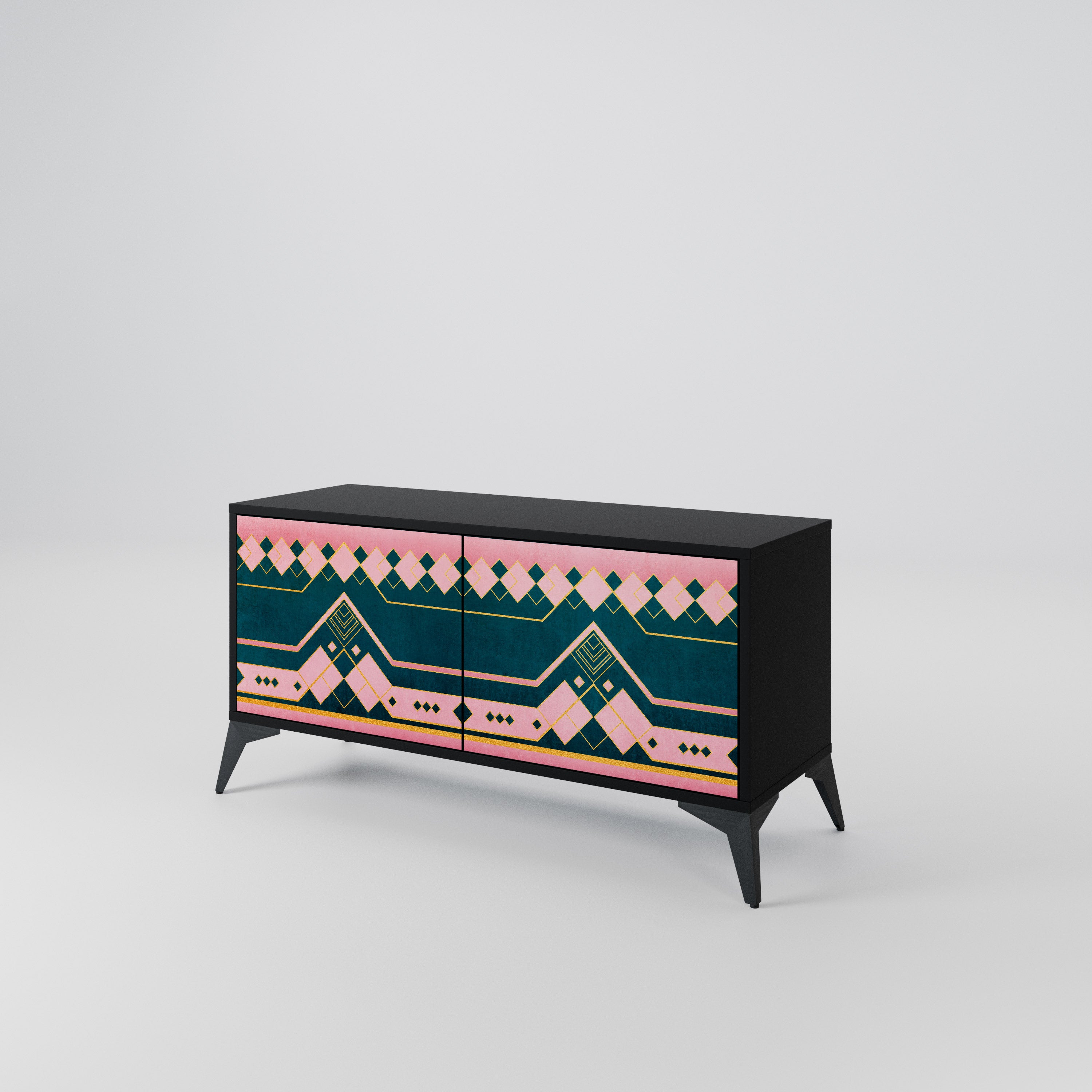 ROYAL COMPOSITION Compact 2-Door TV Cabinet