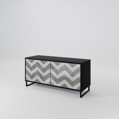 TOUGH ZIG ZAG Móvel de TV Compacto de 2 Portas