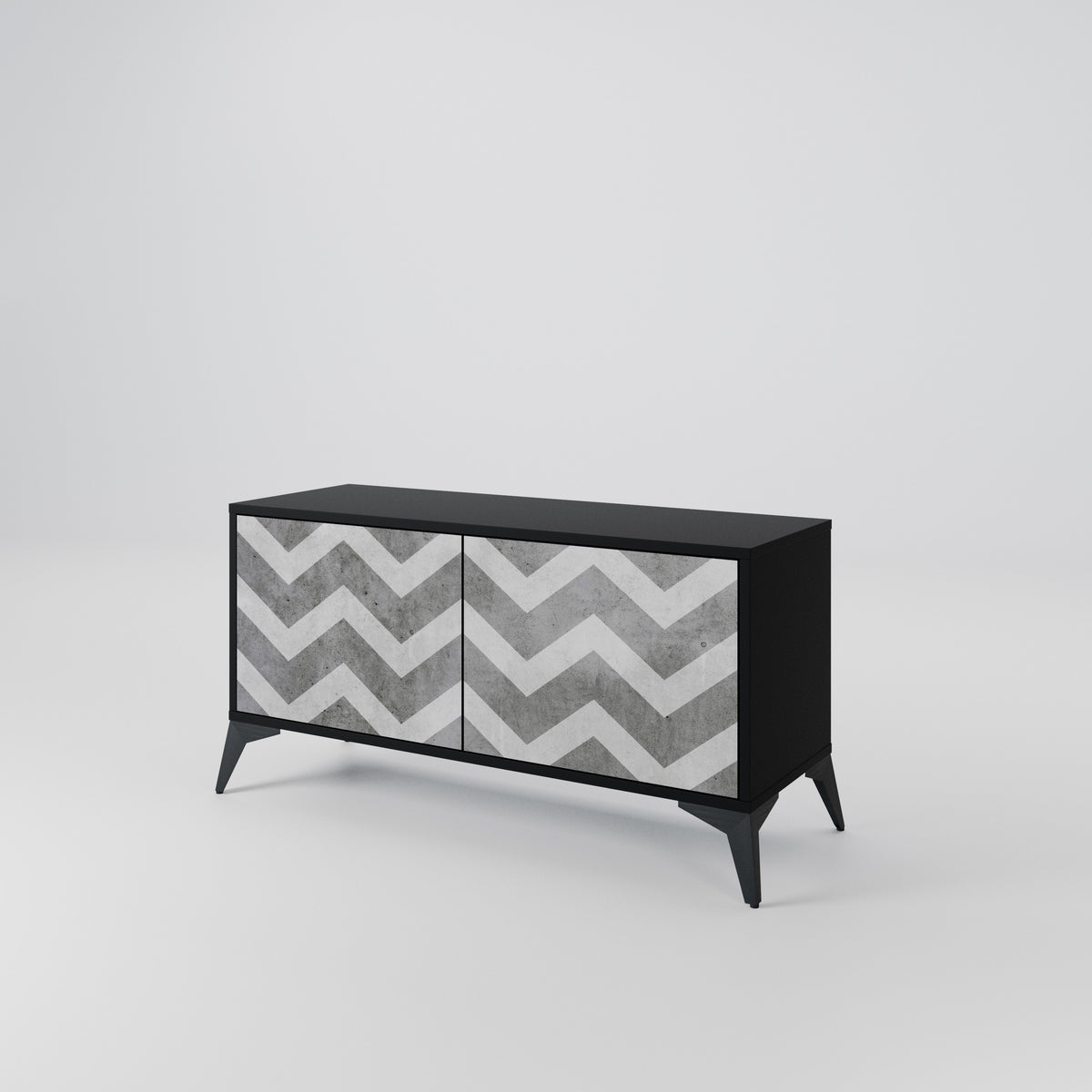 TOUGH ZIG ZAG Móvel de TV Compacto de 2 Portas