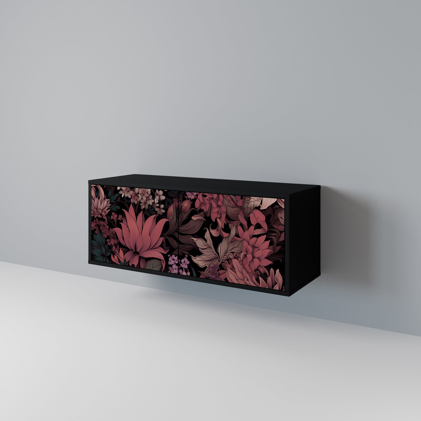 FLORAL WHISPER Móvel de TV Compacto de 2 Portas