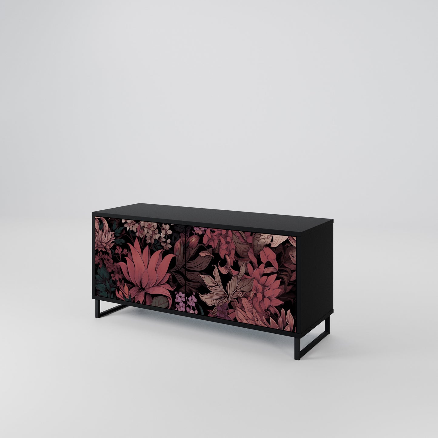 FLORAL WHISPER Móvel de TV Compacto de 2 Portas