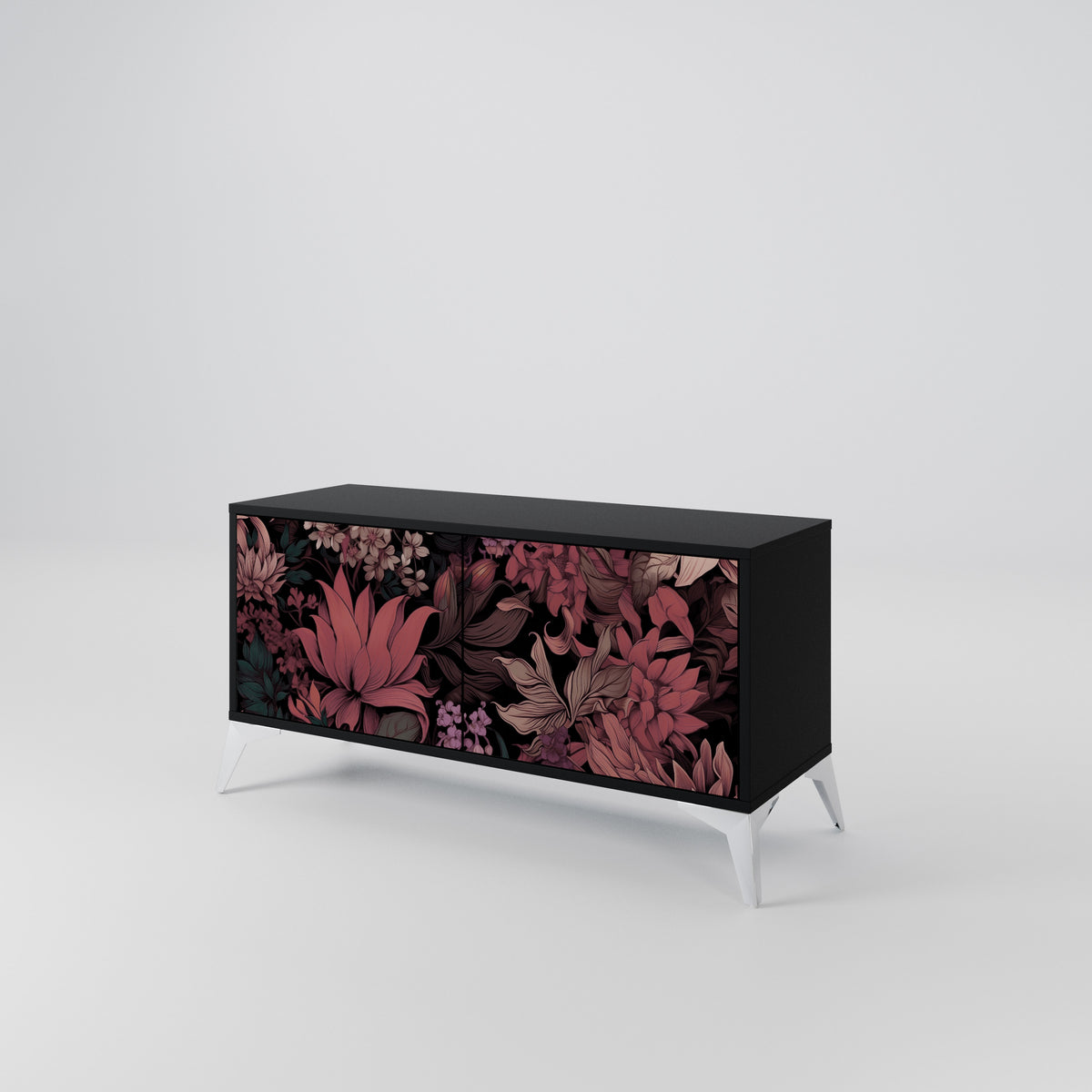 FLORAL WHISPER Móvel de TV Compacto de 2 Portas