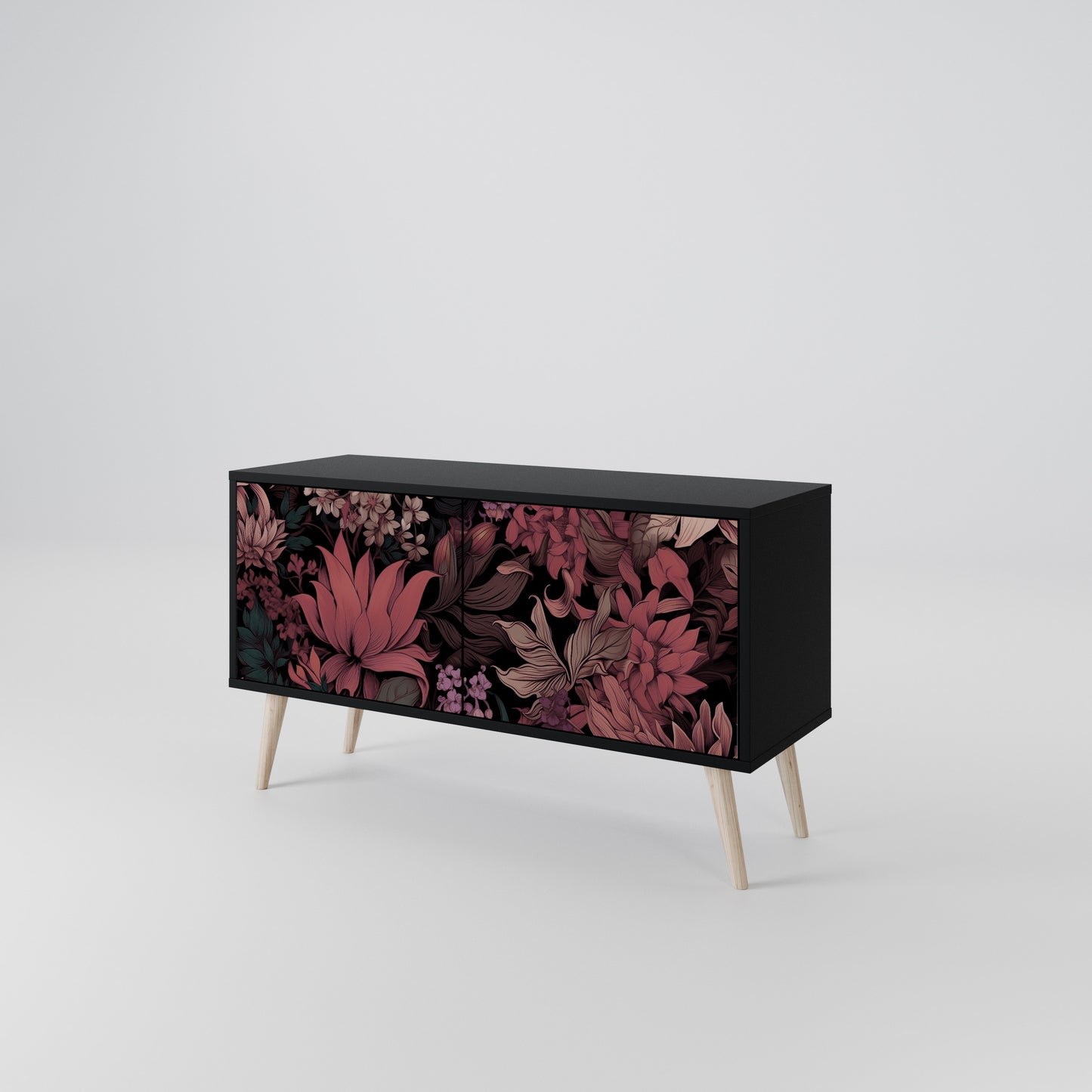 FLORAL WHISPER Móvel de TV Compacto de 2 Portas