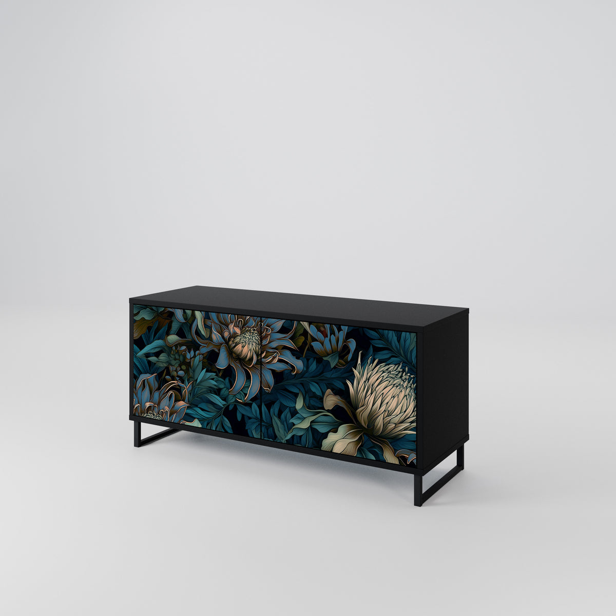 TWILIGHT BLOOM Móvel de TV Compacto de 2 Portas