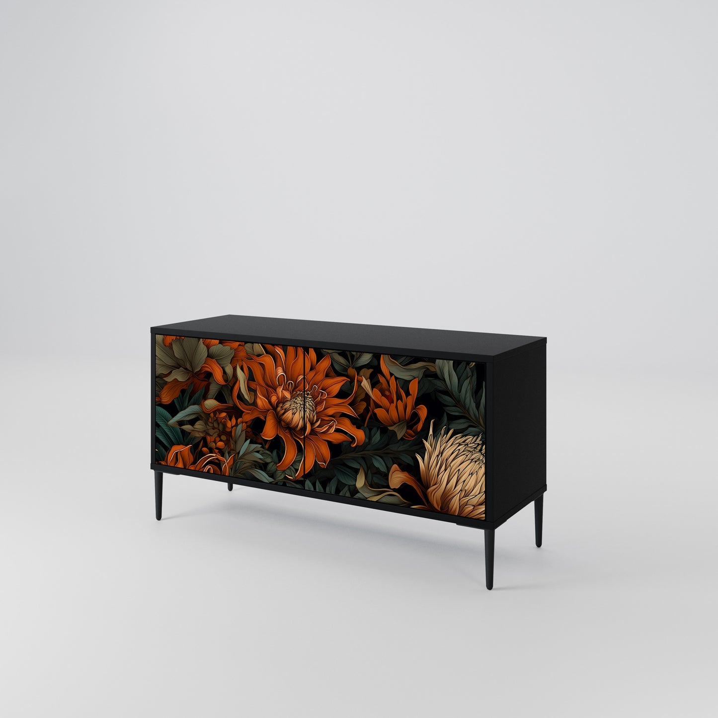 DAWN BLOOM Móvel de TV Compacto de 2 Portas