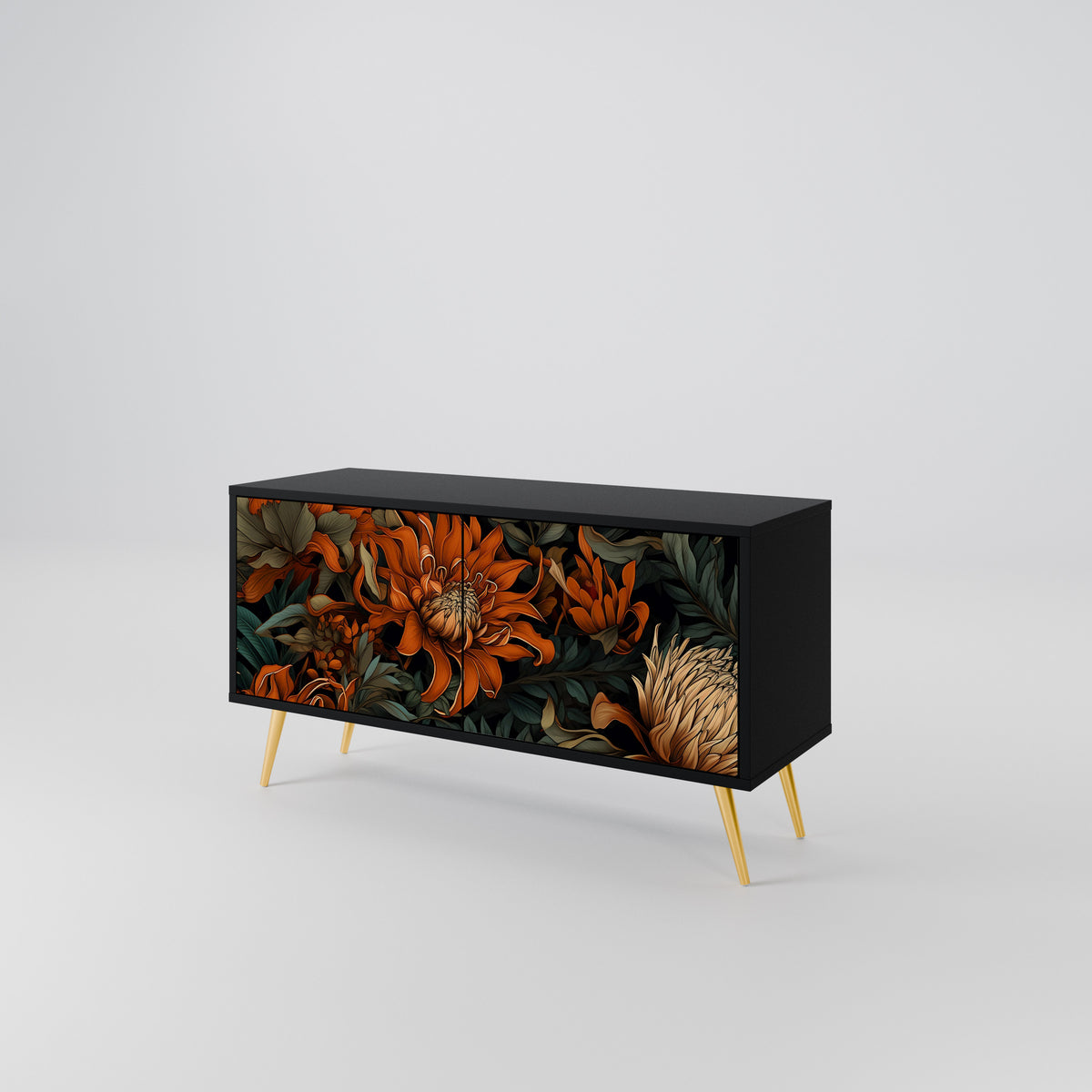 DAWN BLOOM Móvel de TV Compacto de 2 Portas