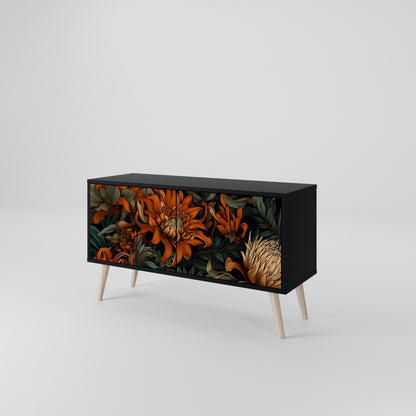 DAWN BLOOM Móvel de TV Compacto de 2 Portas