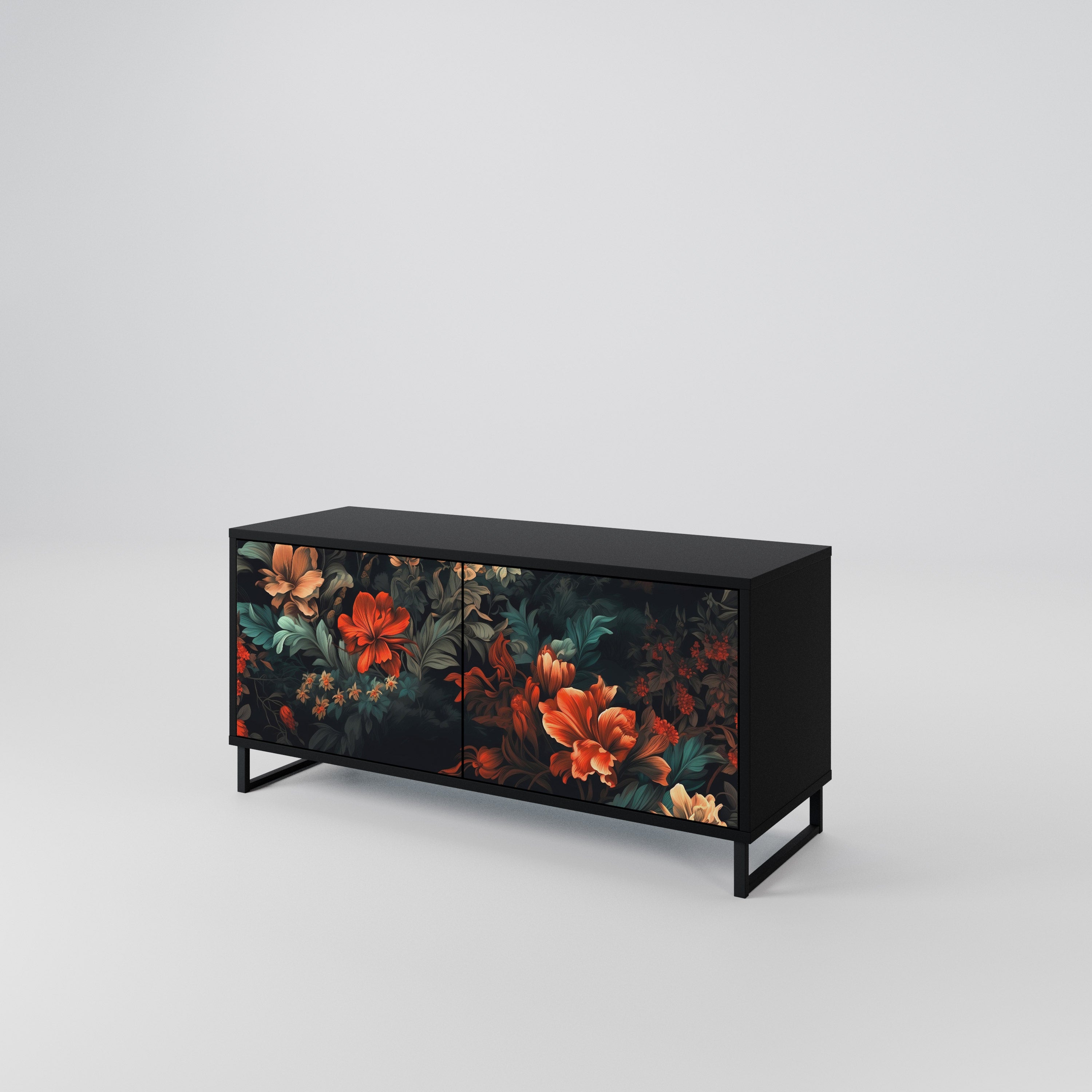 IMAGINARY BLOSSOM Compact 2-Door TV Cabinet