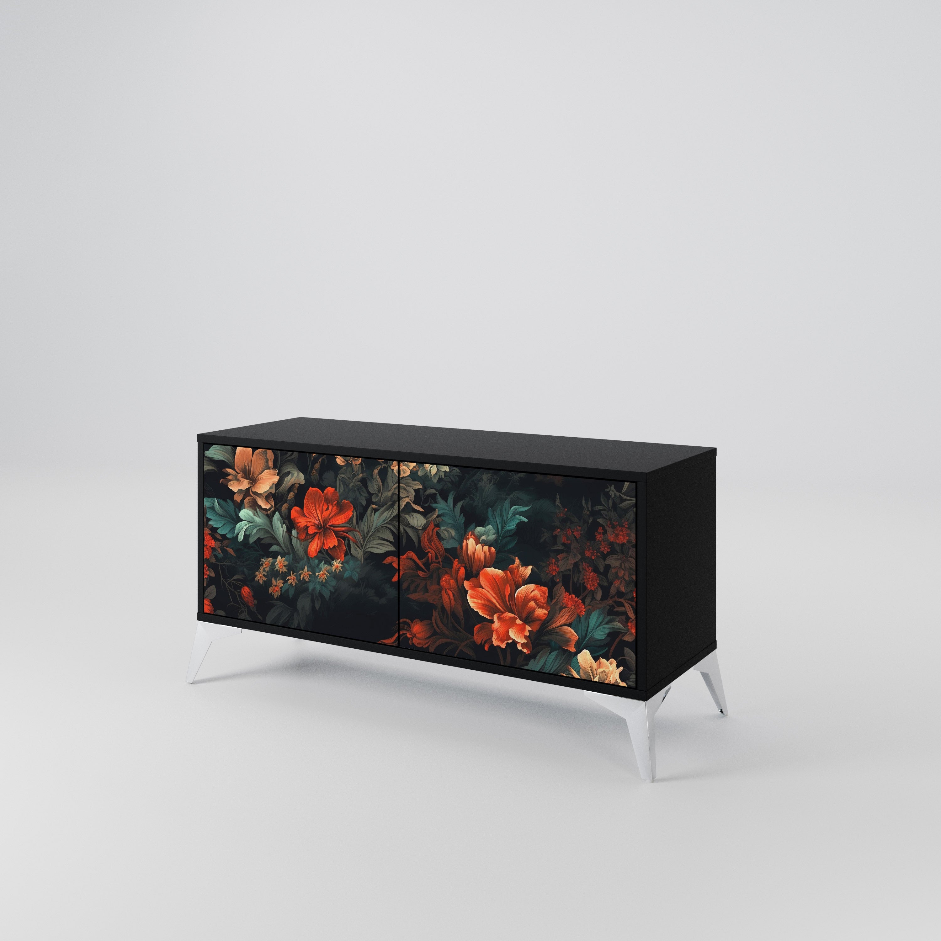 IMAGINARY BLOSSOM Compact 2-Door TV Cabinet