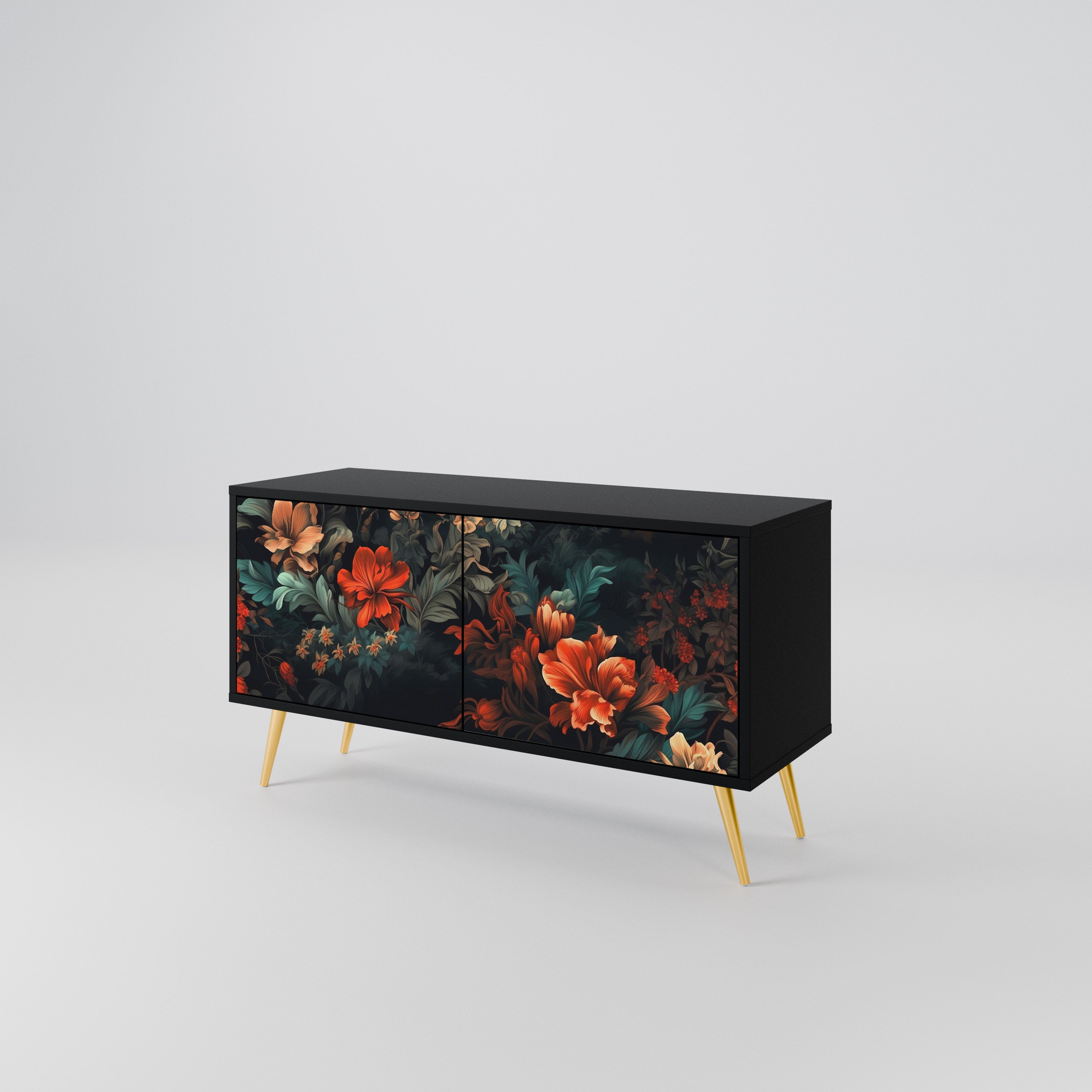 IMAGINARY BLOSSOM Compact 2-Door TV Cabinet