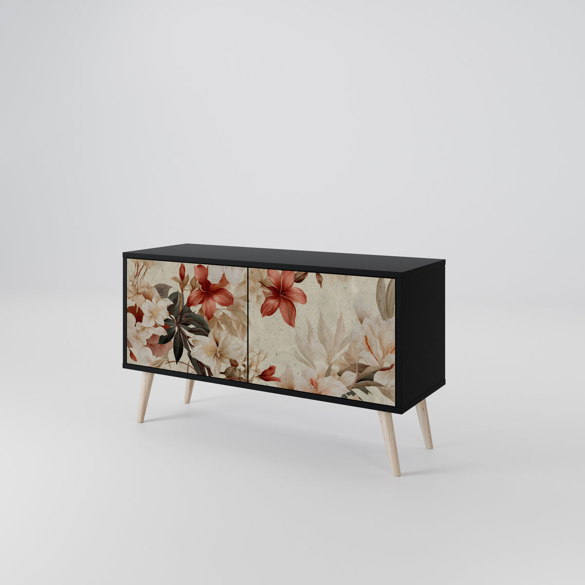 PETAL HARMONY Móvel de TV Compacto de 2 Portas