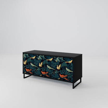FOWL ORNAMENT Móvel de TV Compacto de 2 Portas