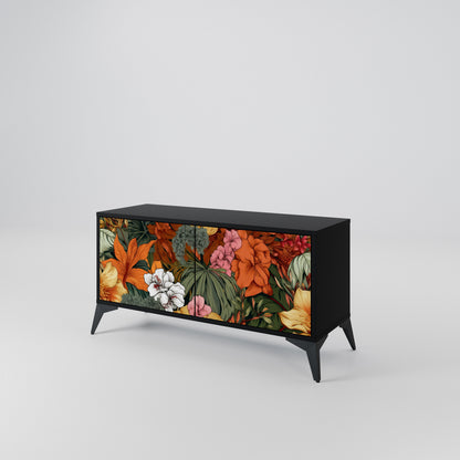RADIANT FLORA Móvel de TV Compacto de 2 Portas
