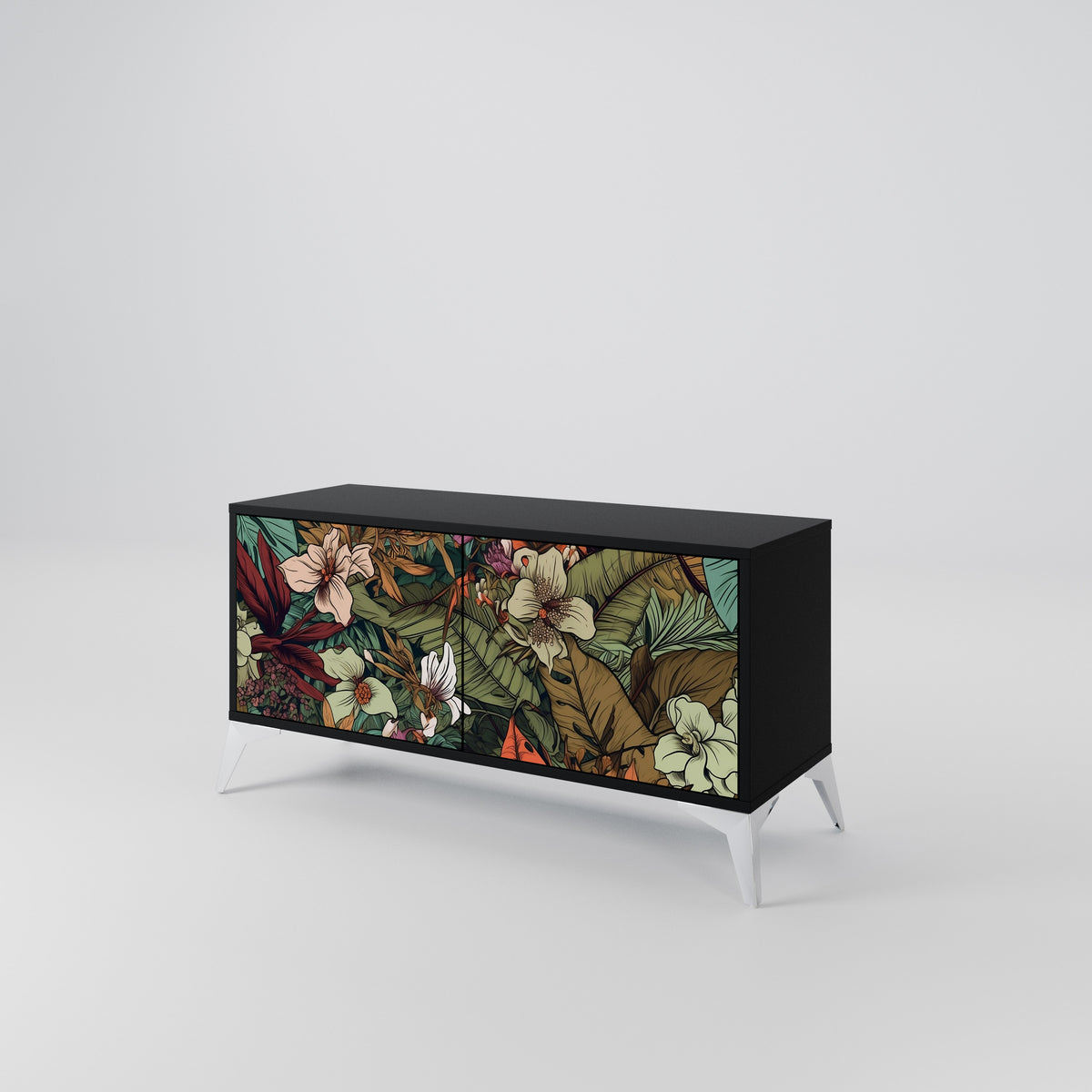 BOTANICAL EMERGENCE Móvel de TV Compacto de 2 Portas