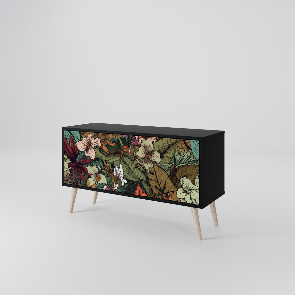 BOTANICAL EMERGENCE Móvel de TV Compacto de 2 Portas