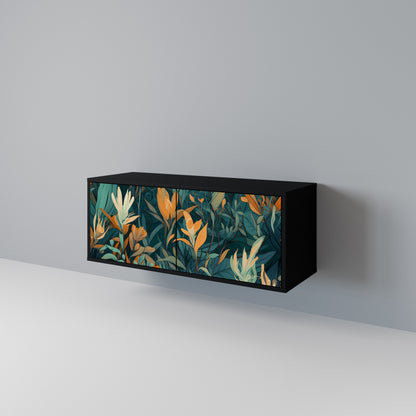 FLORAL SERENITY Móvel de TV Compacto de 2 Portas