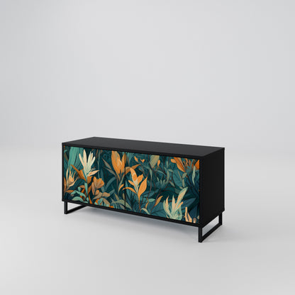 FLORAL SERENITY Móvel de TV Compacto de 2 Portas