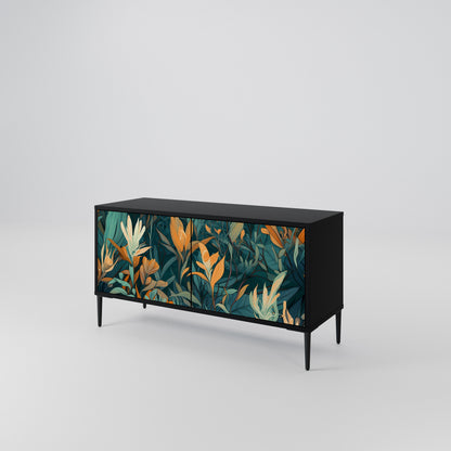 FLORAL SERENITY Móvel de TV Compacto de 2 Portas