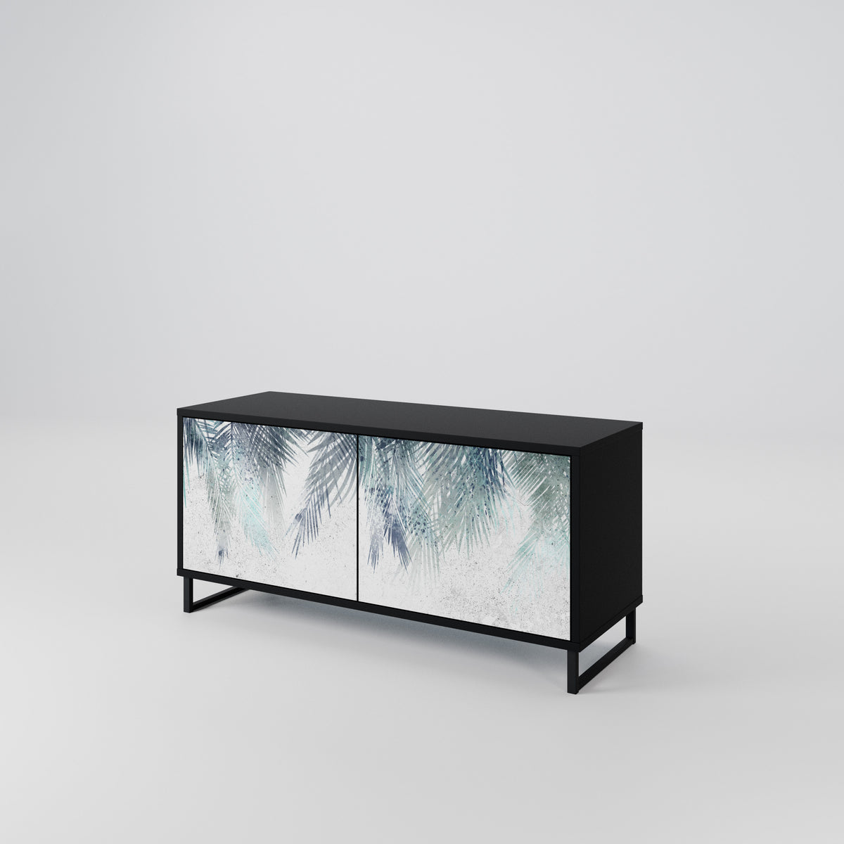 PALM VEIL Móvel de TV Compacto de 2 Portas
