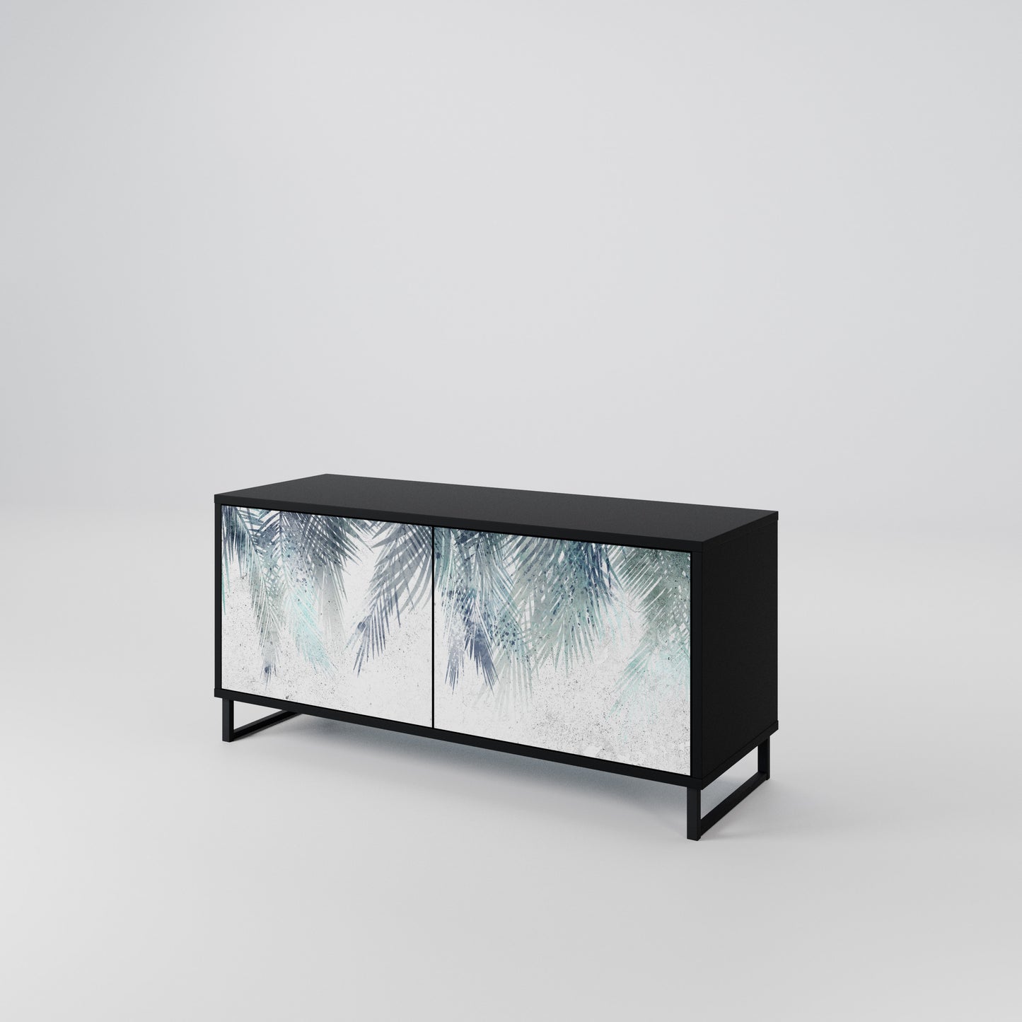 PALM VEIL Móvel de TV Compacto de 2 Portas