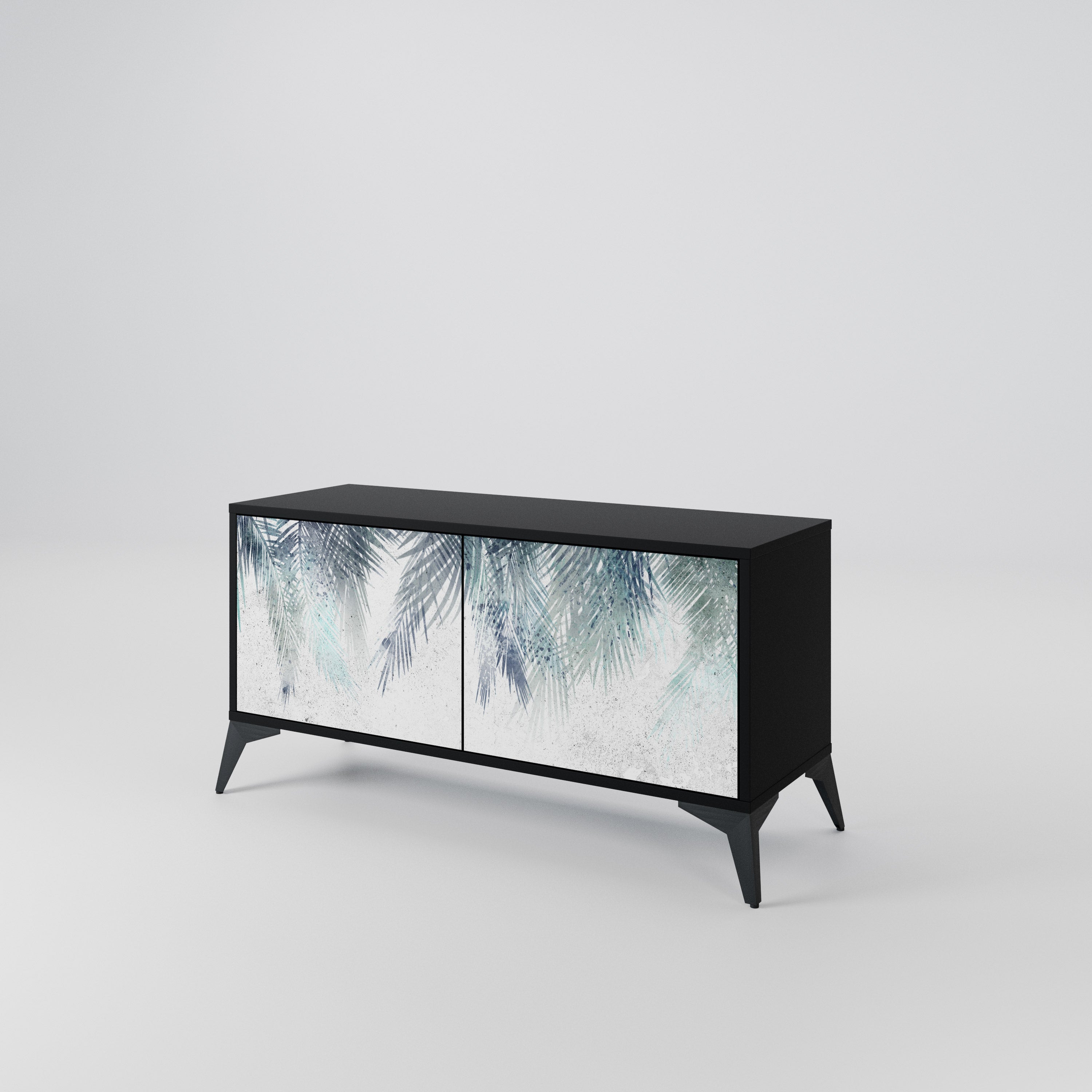 PALM VEIL Compact 2-Door TV Cabinet