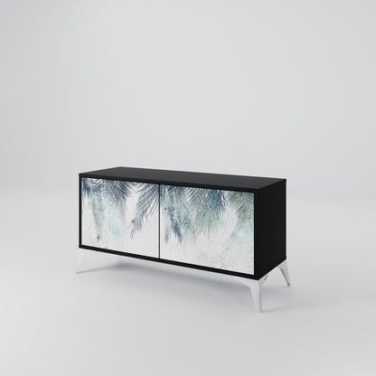 PALM VEIL Móvel de TV Compacto de 2 Portas