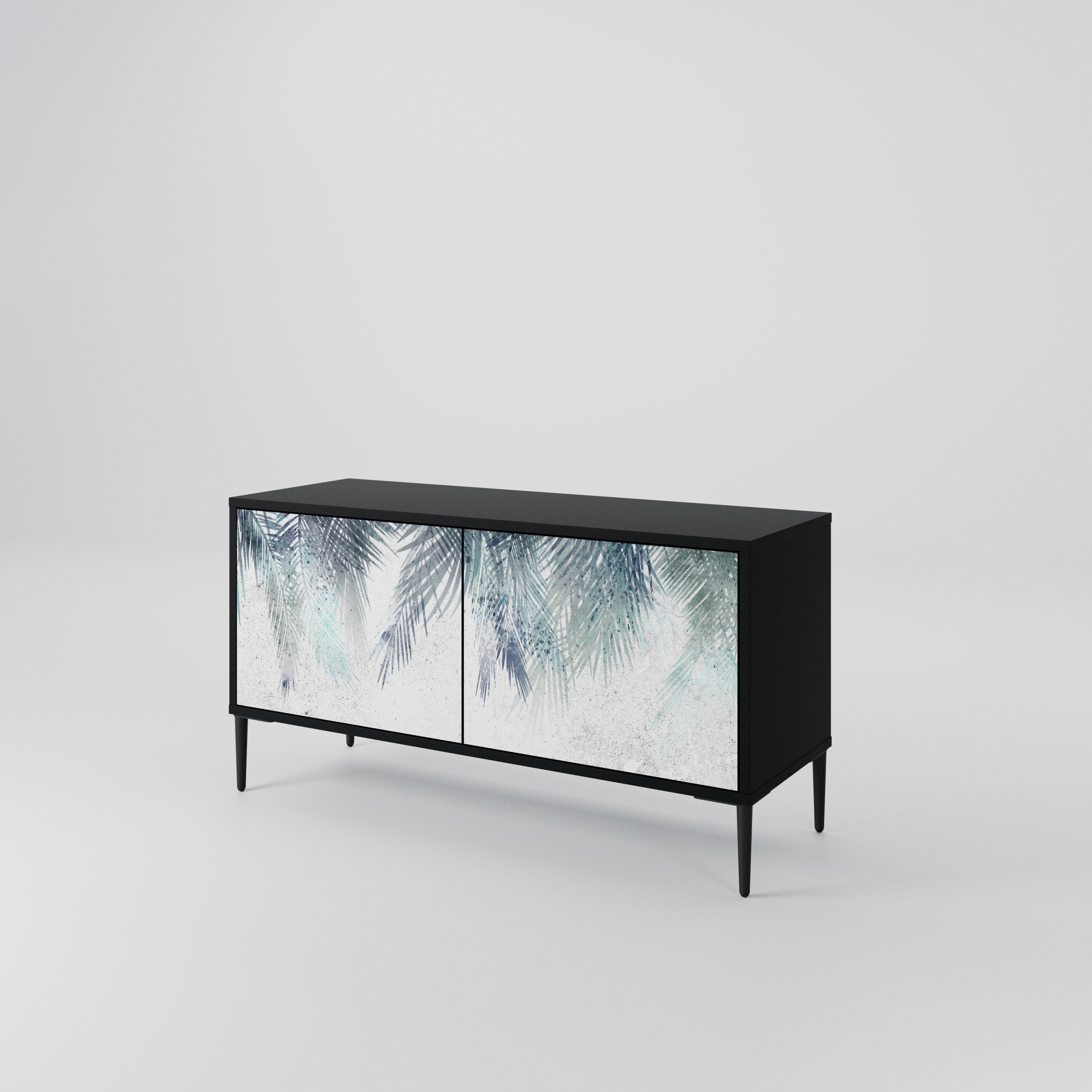 PALM VEIL Compact 2-Door TV Cabinet