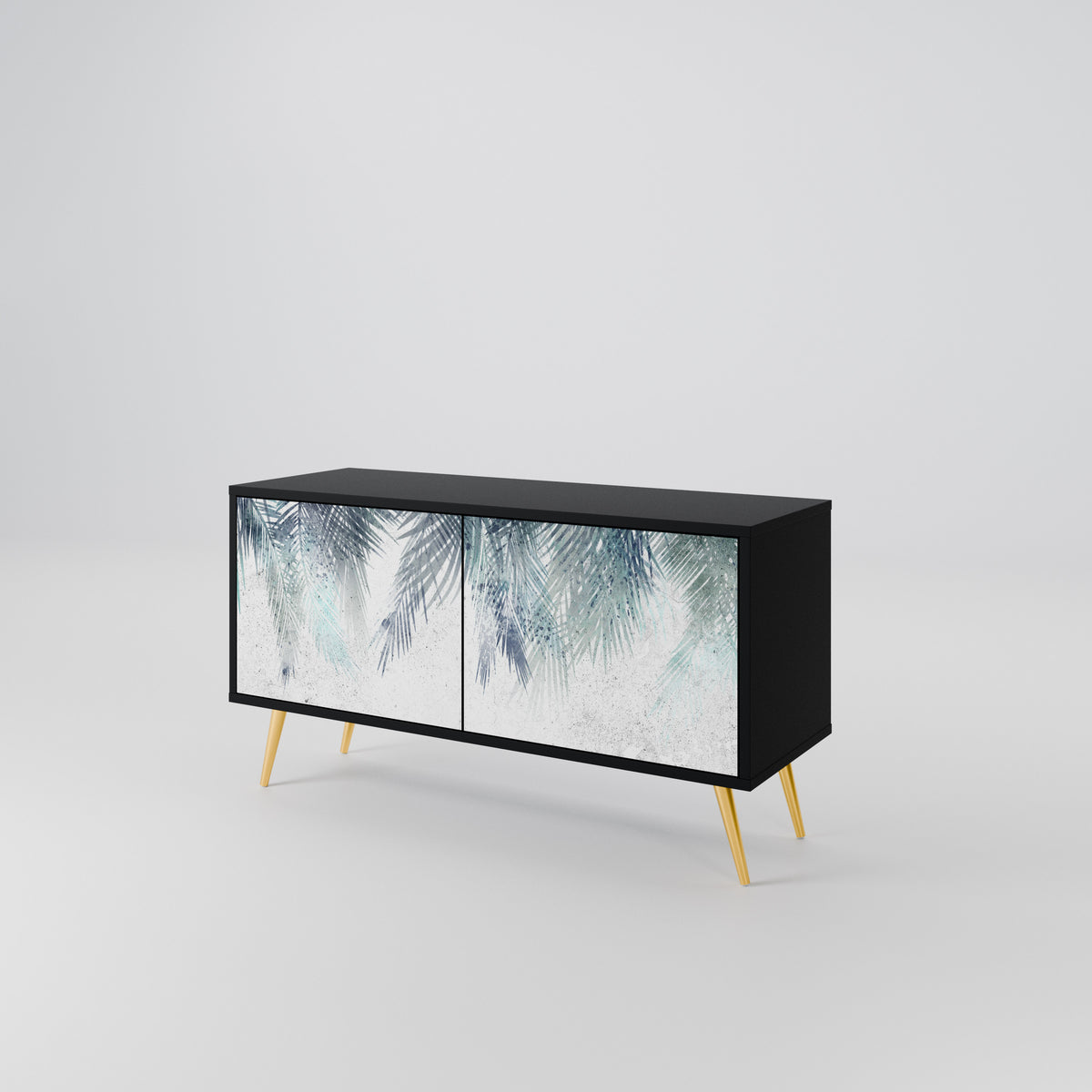 PALM VEIL Móvel de TV Compacto de 2 Portas