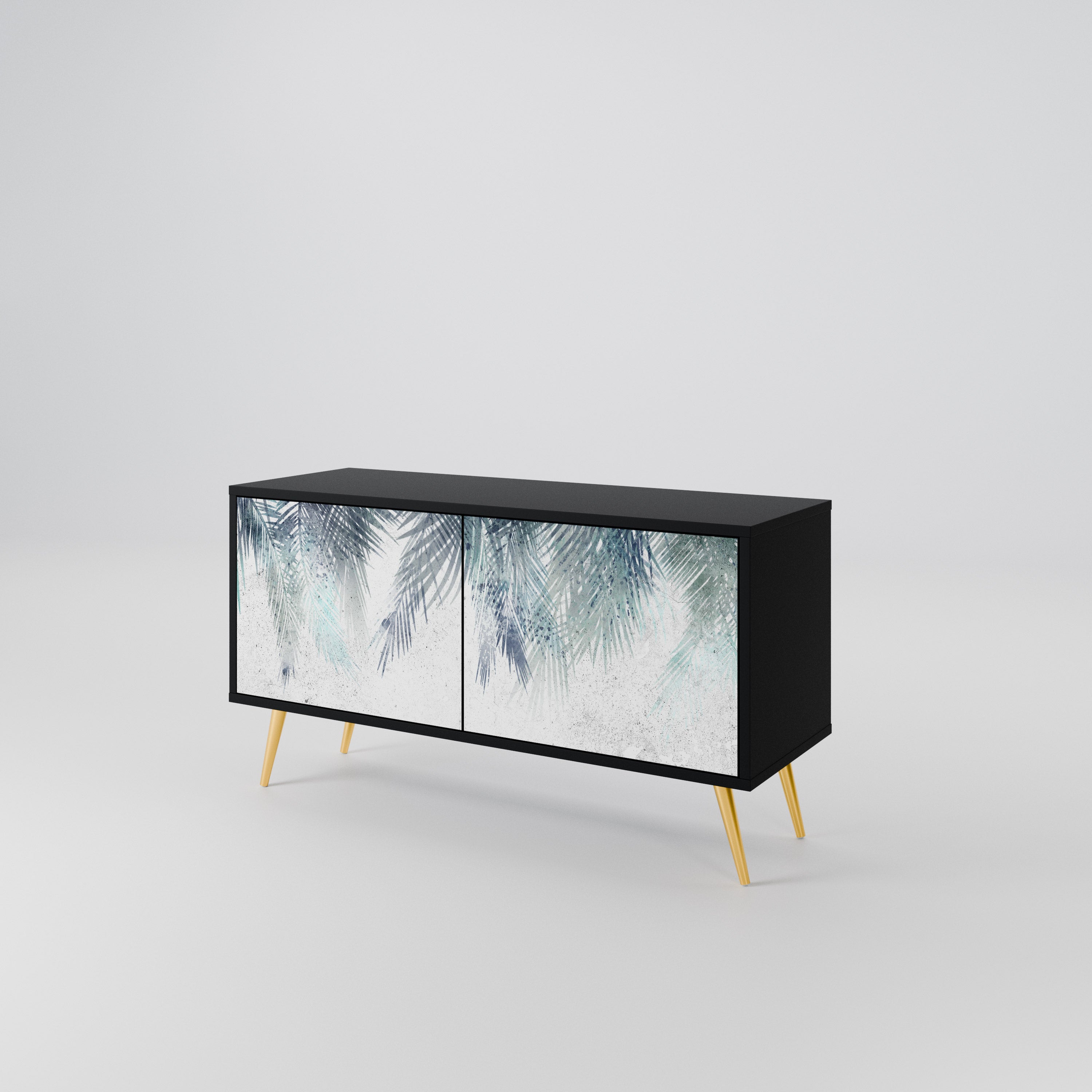 PALM VEIL Compact 2-Door TV Cabinet