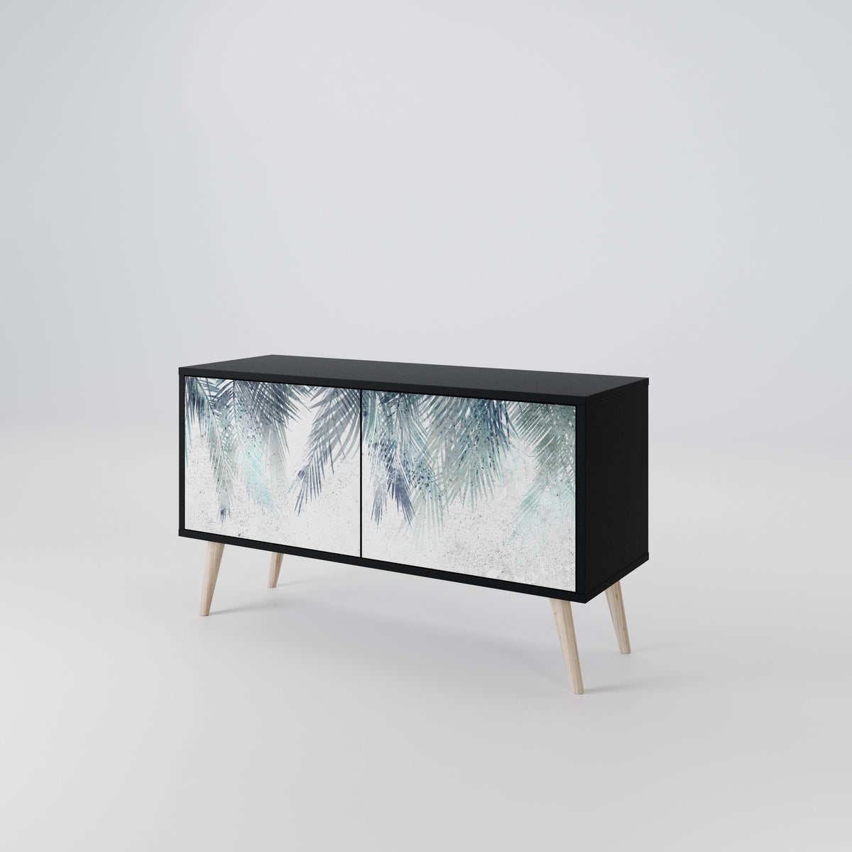 PALM VEIL Móvel de TV Compacto de 2 Portas
