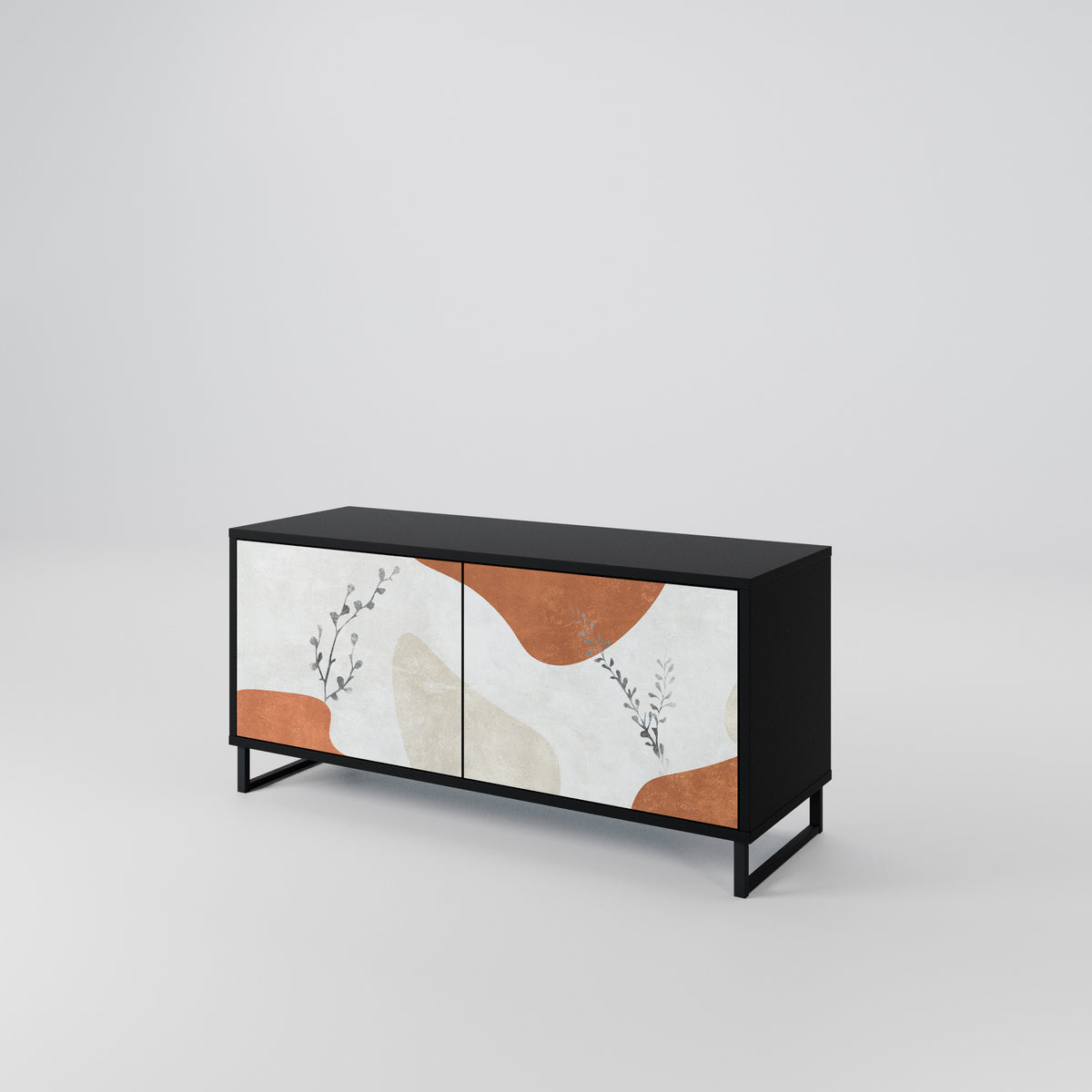 TRANQUIL TWIG Móvel de TV Compacto de 2 Portas