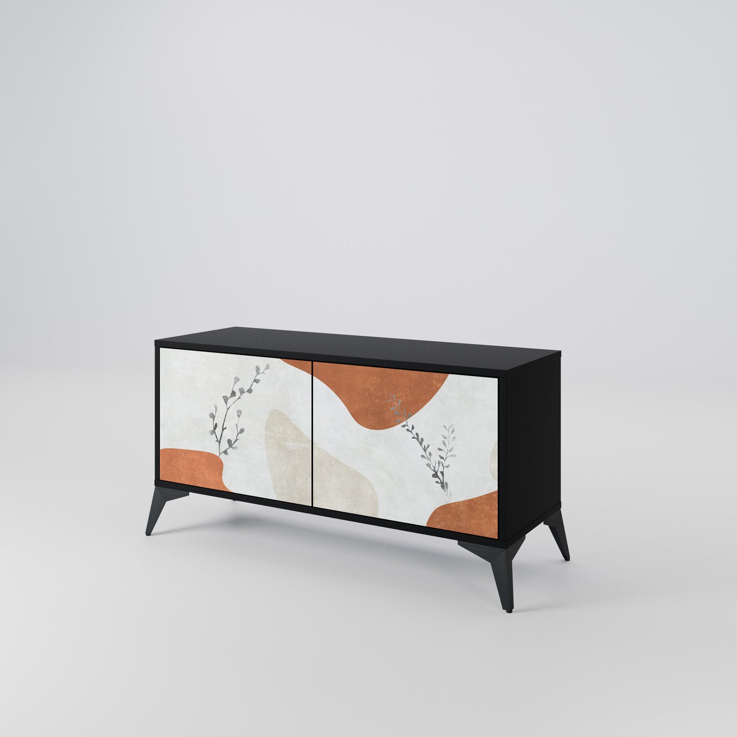 TRANQUIL TWIG Móvel de TV Compacto de 2 Portas