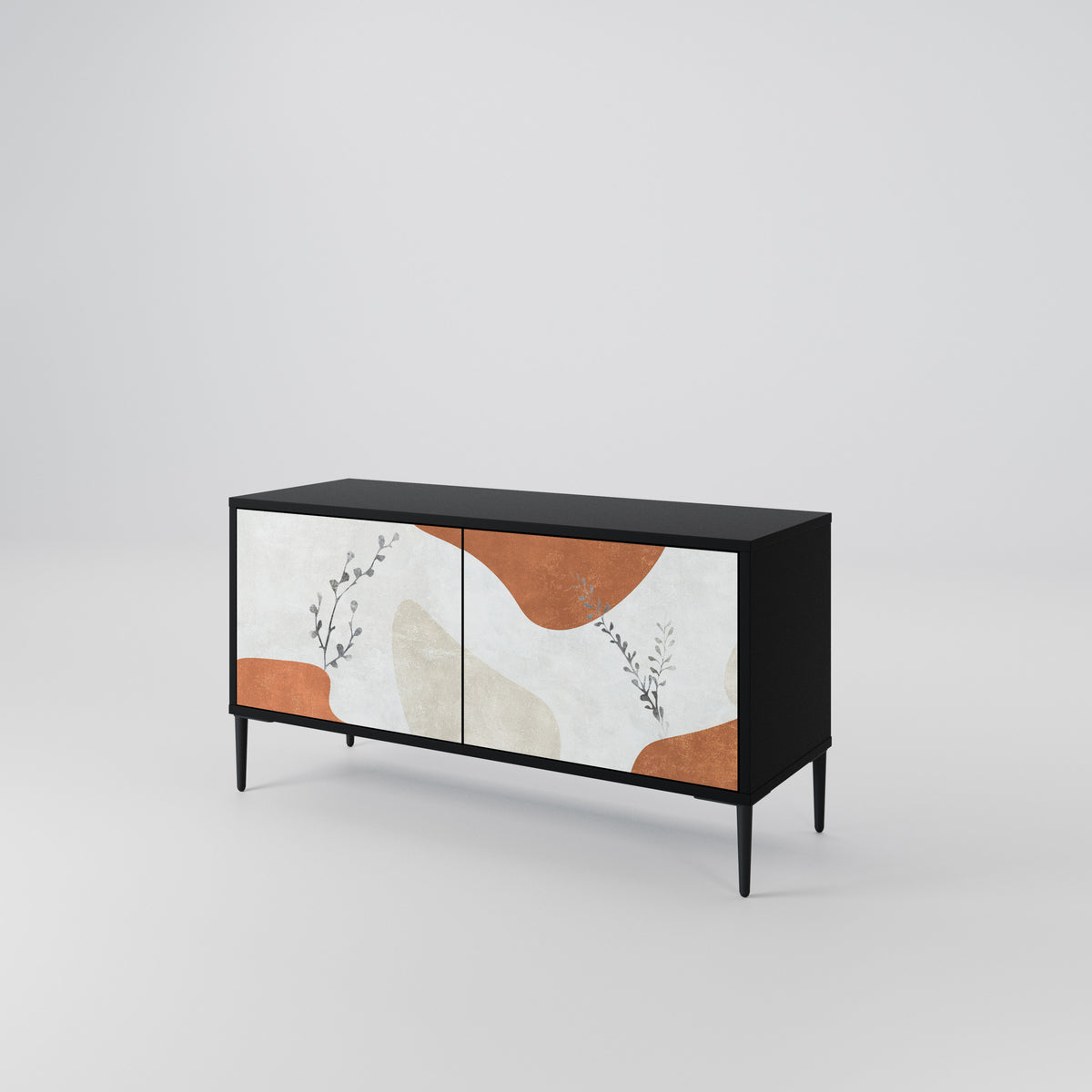 TRANQUIL TWIG Móvel de TV Compacto de 2 Portas