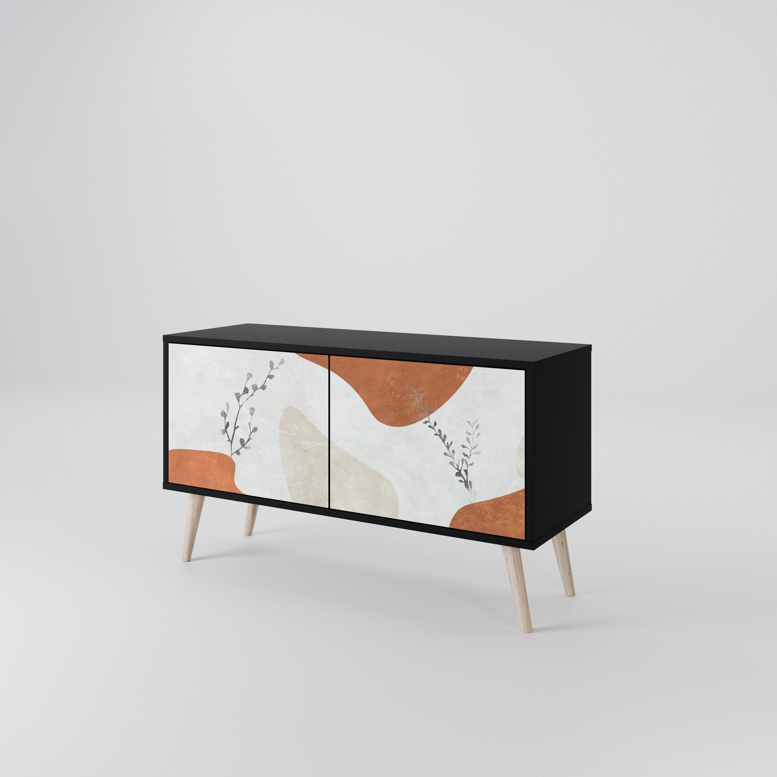 TRANQUIL TWIG Compact 2-Door TV Cabinet
